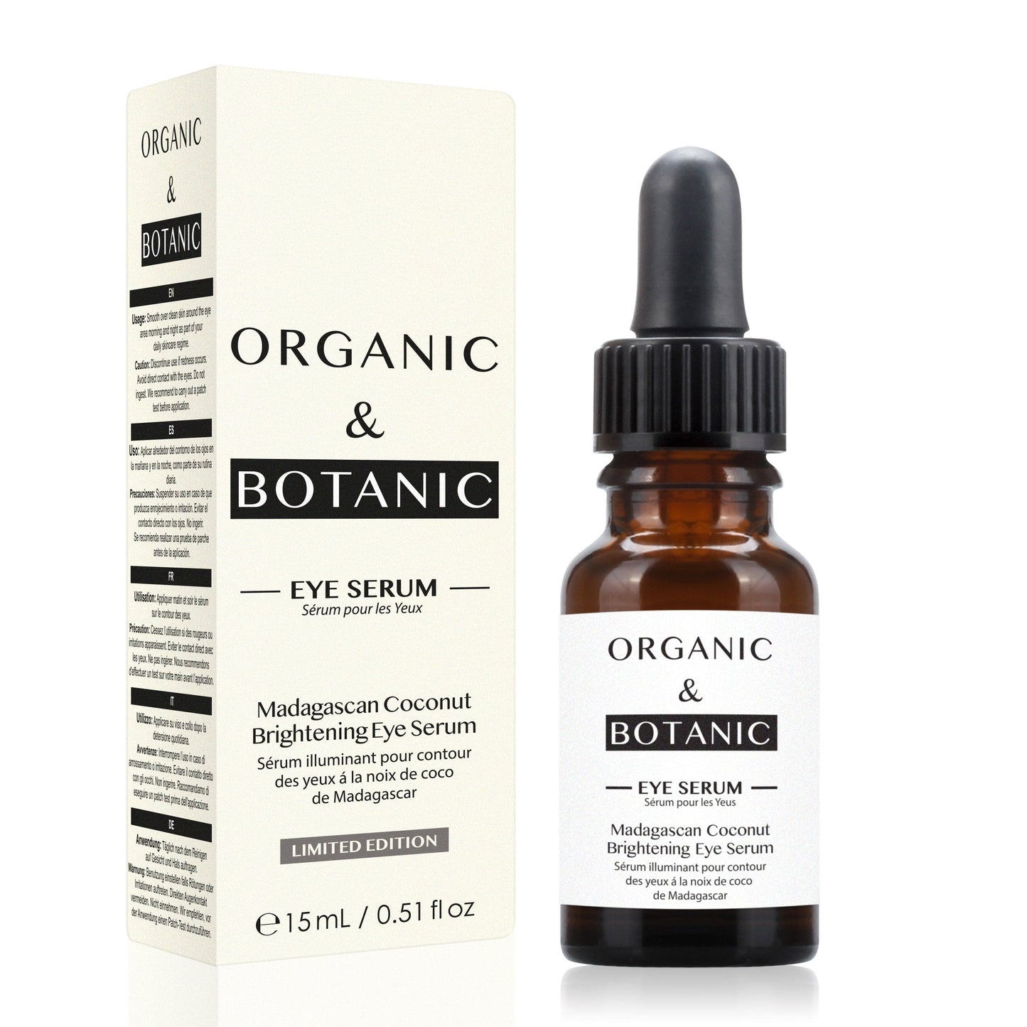 Limited Edition Madagascan Coconut Brightening Eye Serum - Dr. Botanicals Skincare