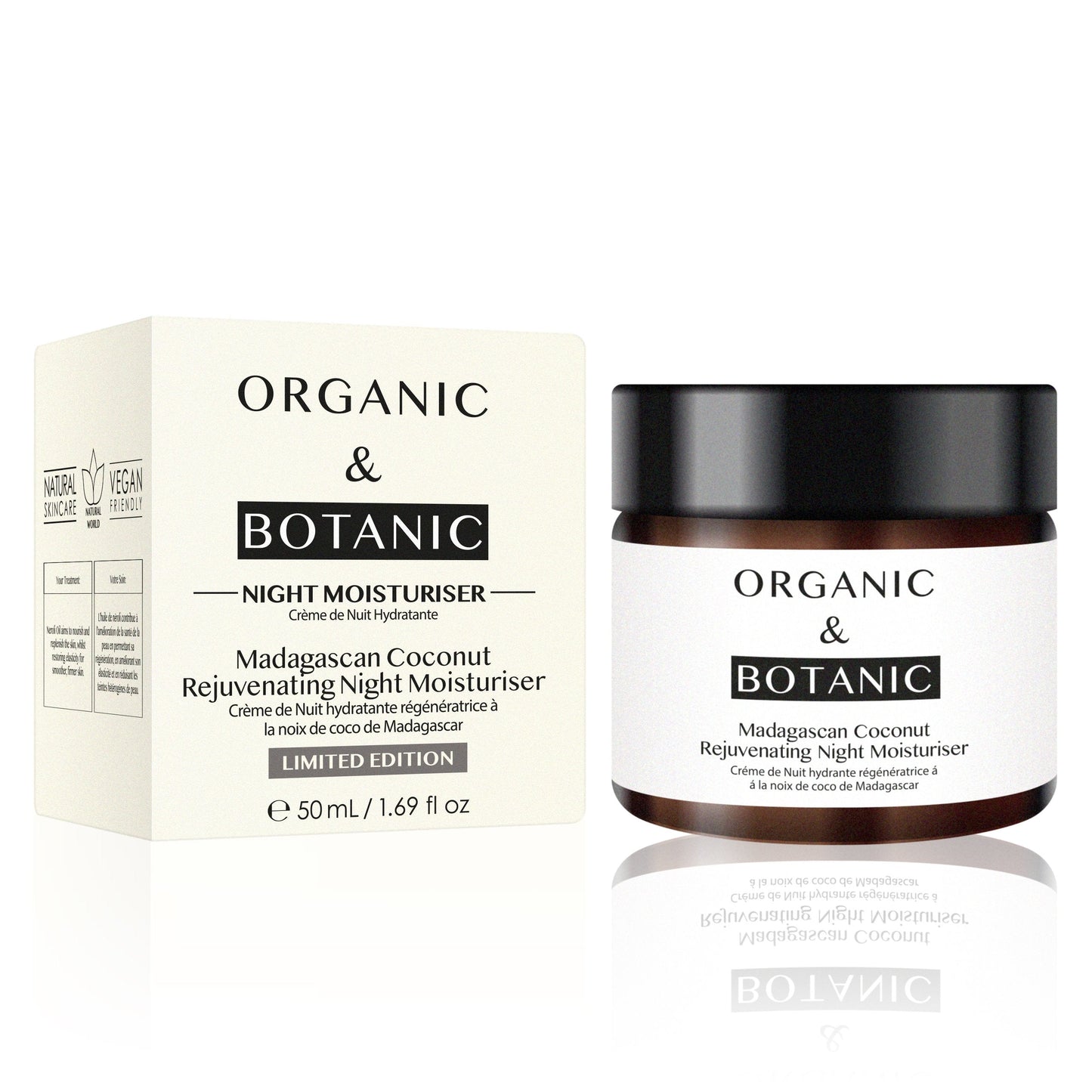 Limited Edition Madagascan Coconut Rejuvenating Night Moisturiser - Dr. Botanicals Skincare