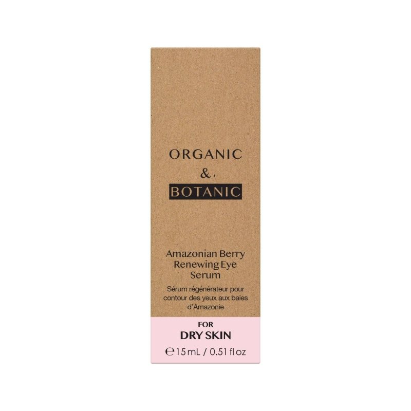 Amazonian Berry Eye Serum - 15ml - Depuffing, Hydrating, & Brightening with Aloe Vera & Vitamin E for Refreshed, Youthful Eyes - Dr Botanicals