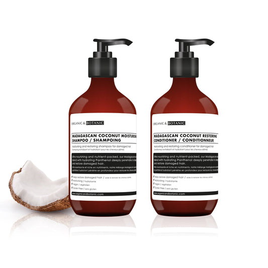 Madagascan Coconut Nourishing Shampoo & Conditioner Kit