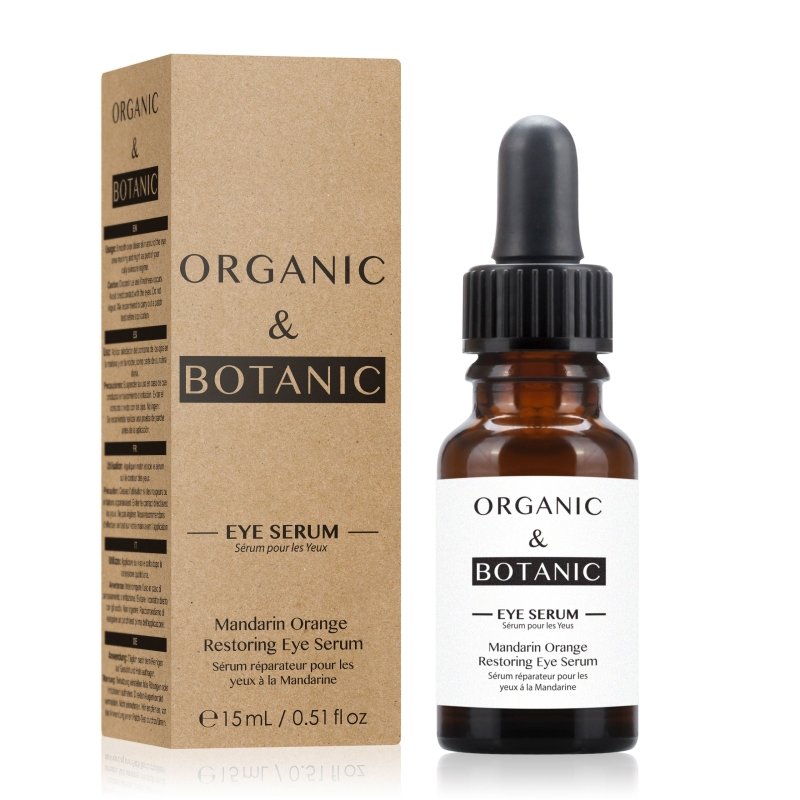 Mandarin Orange Restorative Eye Serum + Mandarin Orange Correcting Facial Serum - Dr Botanicals