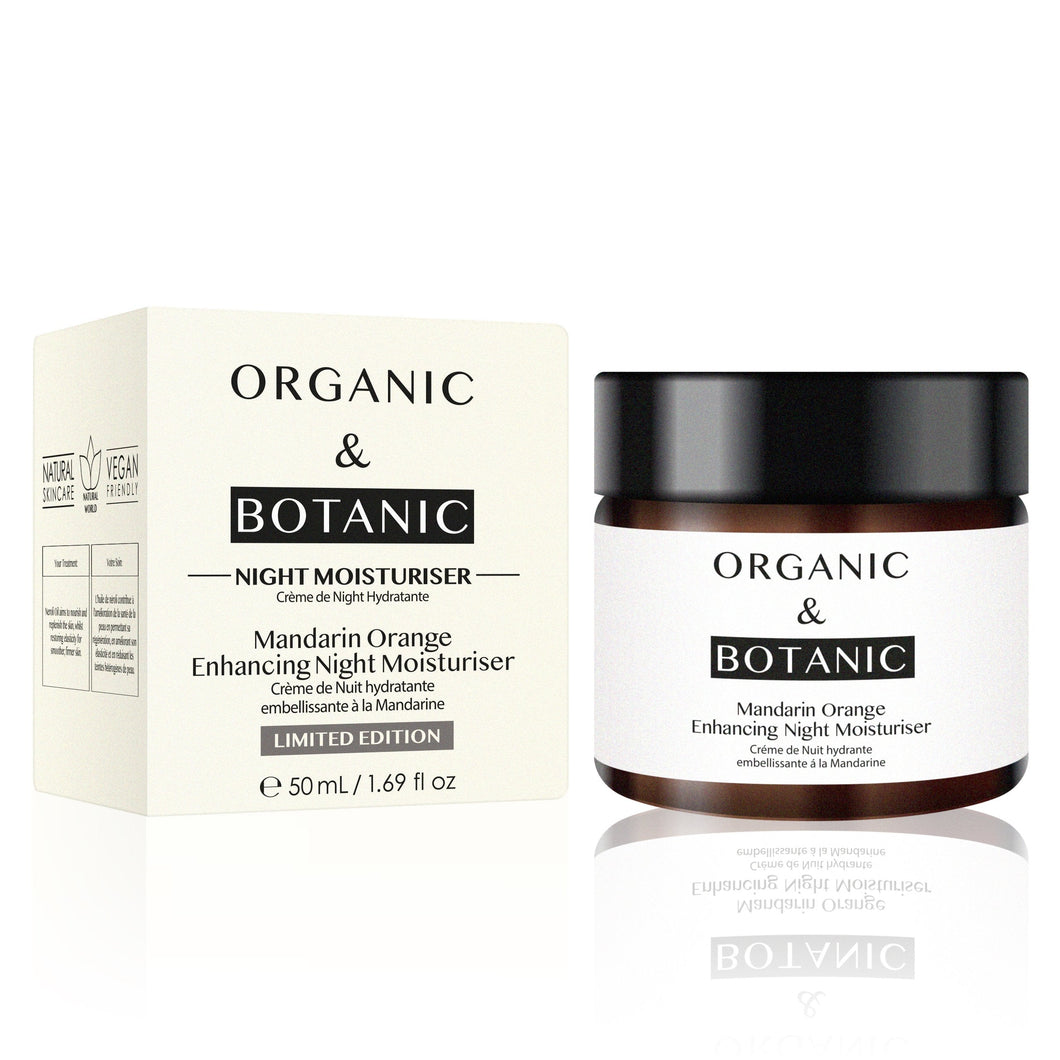 Limited Edition Mandarin Orange Enhancing Night Moisturiser - Dr. Botanicals Skincare