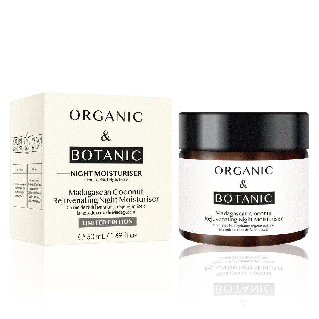 Limited Edition Madagascan Coconut Rejuvenating Night Moisturiser - Dr. Botanicals Skincare